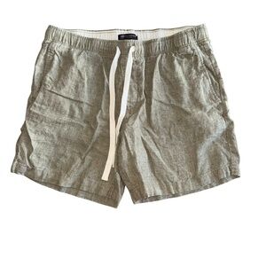 Banana Republic Linen 8 Inch Deck Shorts Green Size M